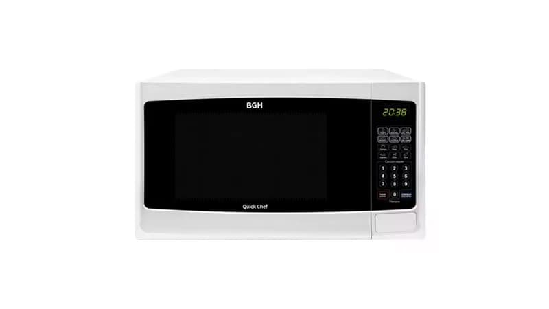 Microondas Grill Bgh Quick Chef B228db9 Blanco 28l 220v