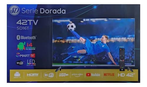 TV Serie Dorada 42" Smart- Android 14