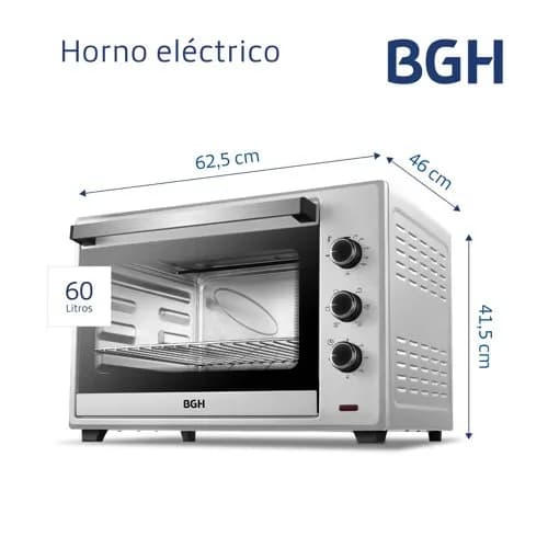 Horno Electrico 60Lts BGH - C/Grill thumbnail 2