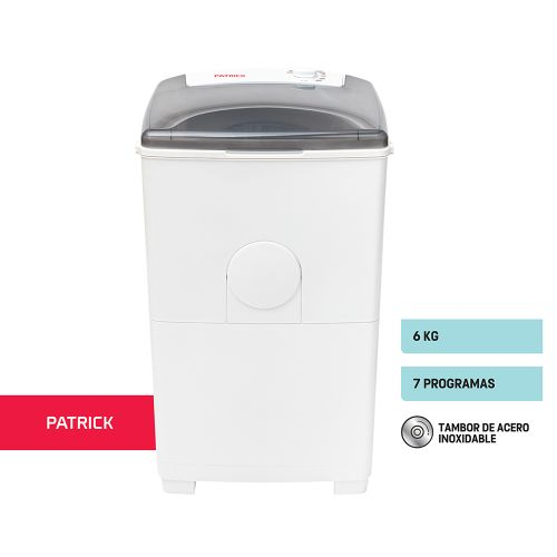 Lavarropas DREAN PATRICK LTPK79SB Semiutomatico