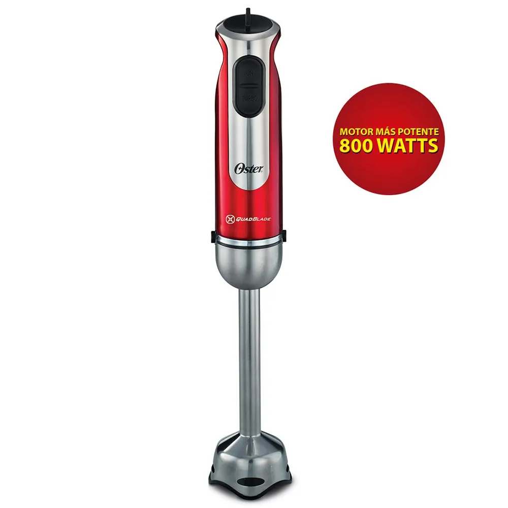 Licuadora de Mano OSTER ROJA 2803 - Stick Mixer 2803RED