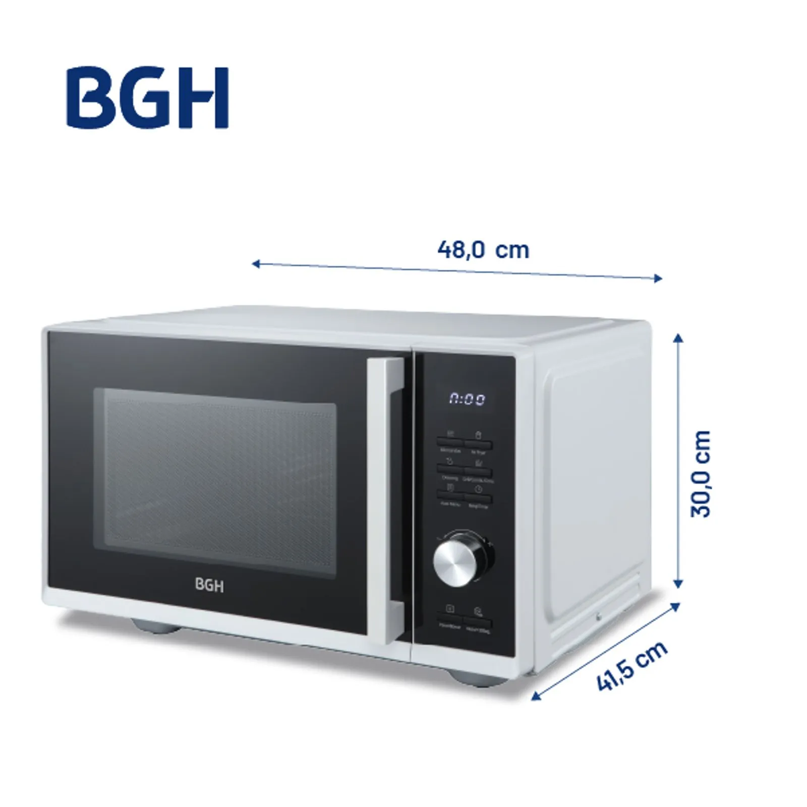 Microondas BGH 25Lts Digital - Flat Cook C/Airfr - Image 3