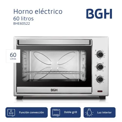 Horno Electrico 60Lts BGH - C/Grill