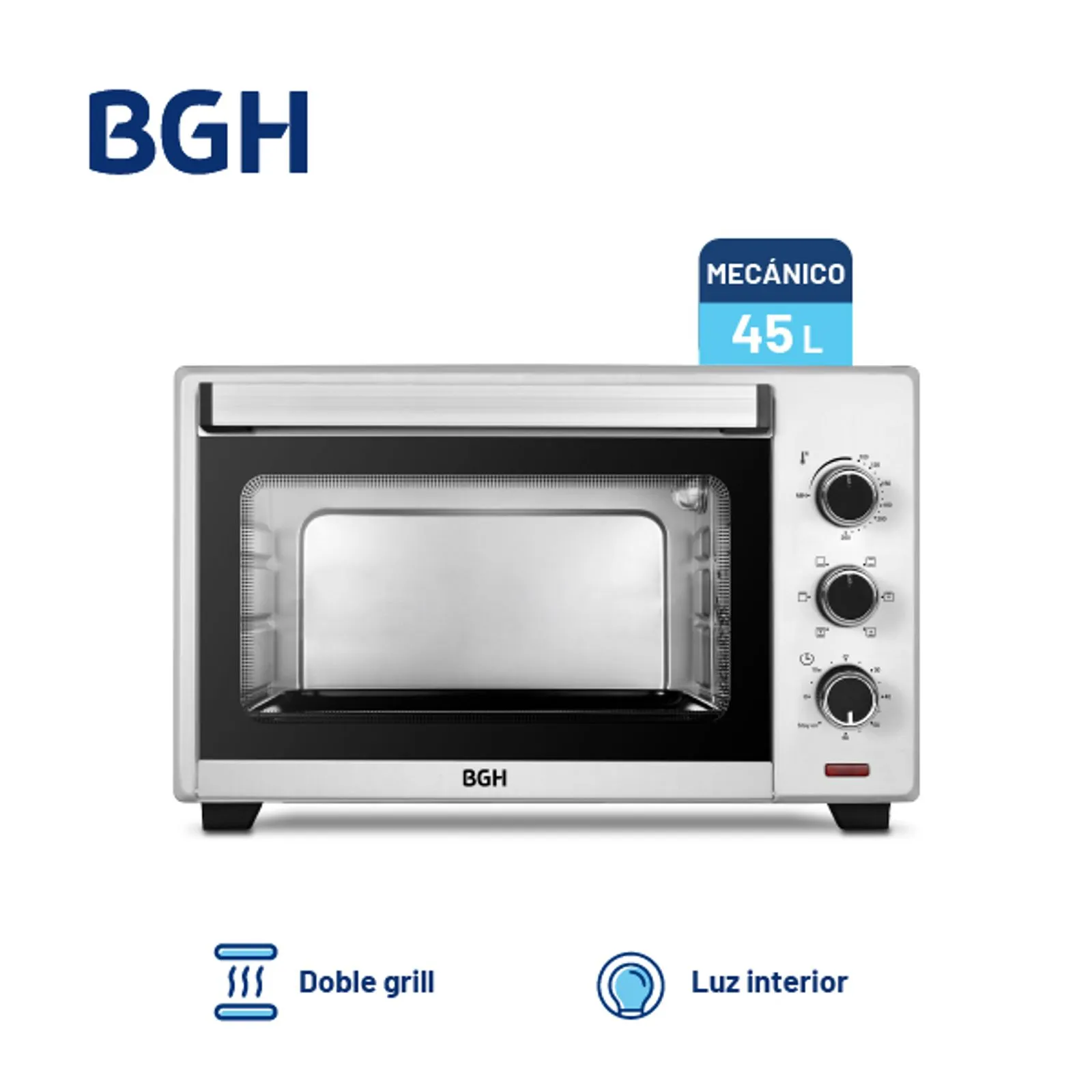 Horno Electrico 45Lts BGH - C/Grill - Image 3